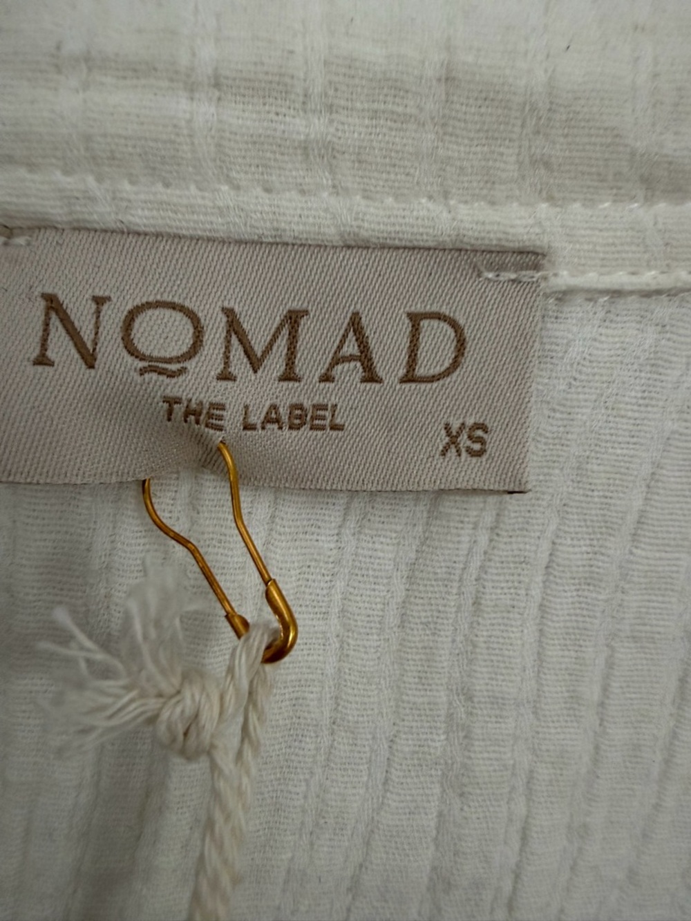 Nomad the Label Bria Mini Cotton Dress, Coconut, NWT - Picture 11 of 14